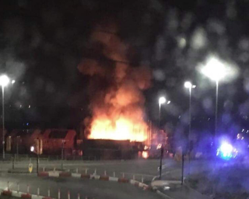 Other image for Under construction home set alight